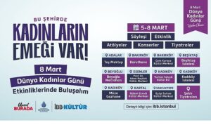 İBB, 8 Mart Dünya Kadınlar Günü’nü Özel Etkinliklerle Kutlayacak