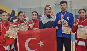 Seferihisar’ın ‘Altın Çocukları’ Avrupa yolunda kürsüyü bırakmıyor