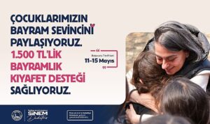 Üsküdar Belediyesi’nden Çocukların Bayram Sevincine 1500 Liralık Kıyafet Desteği