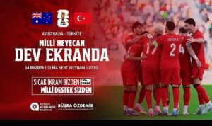Büyükşehir Milli maç heyecanı Olbia Kent Meydanı’nda yaşatacak