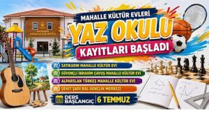 Mahalle Kültür Evlerinde Yaz Okulu Heyecanı Başlıyor