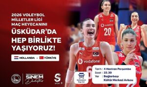 Üsküdar’da Filenin Sultanları Heyecanı Dev Ekranda Yaşanacak